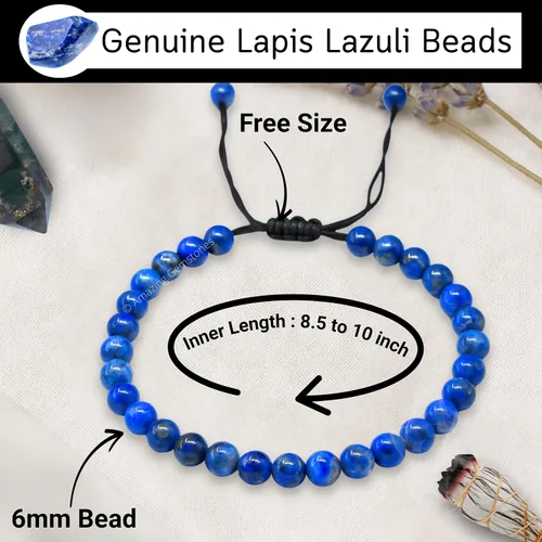 Vista 225 de Amazing Gemstone Crystal Anklet Ankle Bracelets for Women - Waterproof Beaded Healing Crystal Anklets, Plus Size Chakra Gemstone Bead Anklet