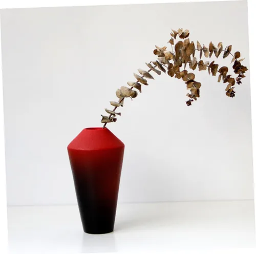 Vista 6 de Artibetter Florero geométrico de mesa, centro de mesa, ramo de mesa, jarrón moderno para escritorio, florero decorativo de escritorio, jarrón
