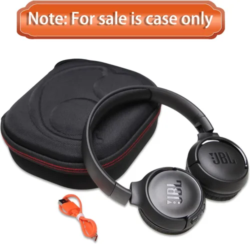 Vista 6 de LTGEM - Funda compatible con auriculares JBL Tune 510BT 520BT 500BT 570BT 660NC 710BT 720BT 770NC y Live 460NC 660NC 670NC 770NC 760NC, negro