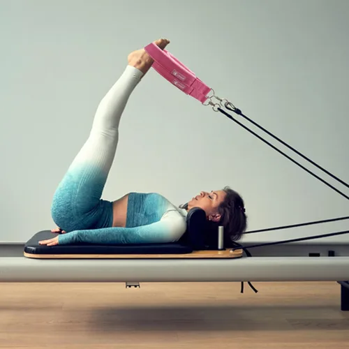 Vista 5 de J Bryant Correas de doble bucle de Pilates para Reformer Fitness D-Ring Straps, accesorios de ejercicio de yoga para entrenamiento de gimnasio