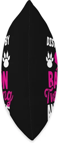 Vista 2 de Majorette Twirling Retro Marching Band Funny Tees Easy-Distracted by Baton Cats Majorette - Almohada giratoria, 16.0 x 16.0 in, multicolor
