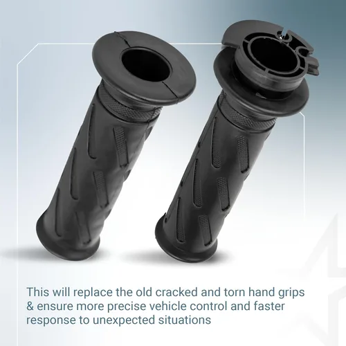Vista 6 de BlueStars Durable 57110-29G02-291 & 57211-22D02-291 - Agarres de mano para motocicleta, compatibles con Suzuki GSX-R600 GSX-R750 GSX-R1000 AN400