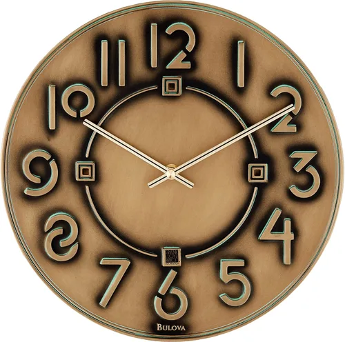 Vista 2 de Bulova C3333 Exposición Frank Lloyd Wright Reloj de pared