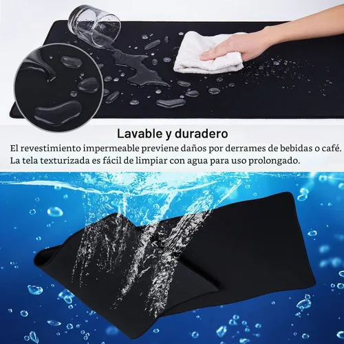 Vista 4 de Canjoy Alfombrilla para Mouse de Juegos (31.5x15.7 pulgadas) 3mm de Grosor XX-Grande Alfombrilla Extendida para Teclado de Computadora Completa