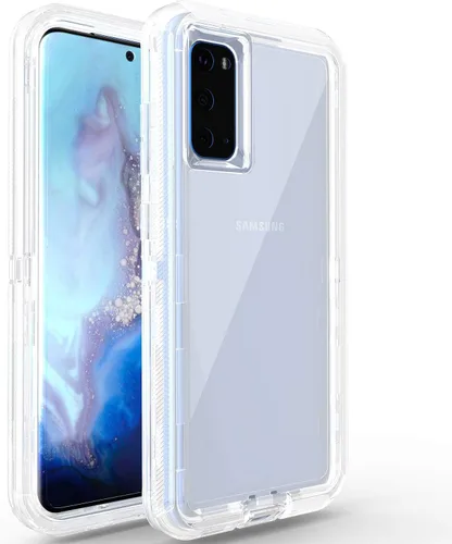Vista 13 de Funda para Samsung Galaxy S20 Plus, probada contra caídas militares 3 en 1, funda protectora de cuerpo completo, armadura resistente, a prueba