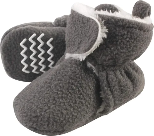 Vista 17 de Hudson Baby Botines unisex de forro polar y sherpa sintético para bebé Oso