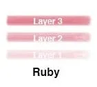 Vista 2 de Lip Ink Lápiz labial líquido Ruby 100% resistente a las manchas, de larga duración, impermeable, vegano, sin cera, orgánico, kosher natural