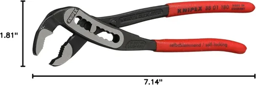 Vista 5 de KNIPEX - 88 01 180 SBA Knipex Tools - Alicates para bomba de agua de cocodrilo (8801180SBA)