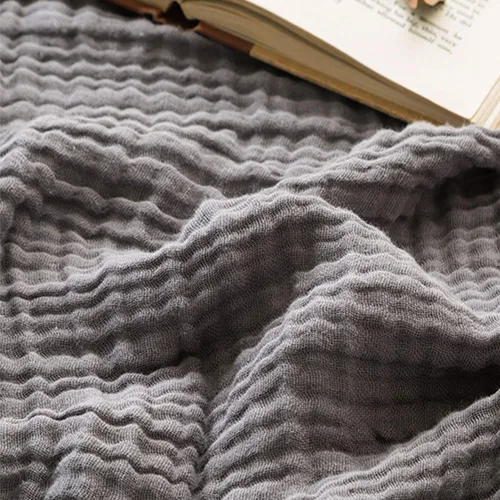 Vista 26 de EMME Mantas de muselina para bebé, 100% algodón, arrullo de gasa de 4 capas de 40 x 50 pulgadas, ligeras, suaves, transpirables, para niños