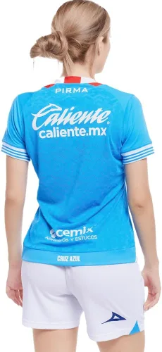 Vista 2 de Pirma Cruz Azul Apertura 2024 - Camiseta de estadio para mujer, color azul