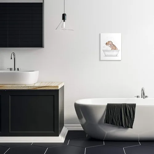 Vista 43 de Jabón de toallas de baño con diseño de conejo para bebé, placa de pared de Sin marco