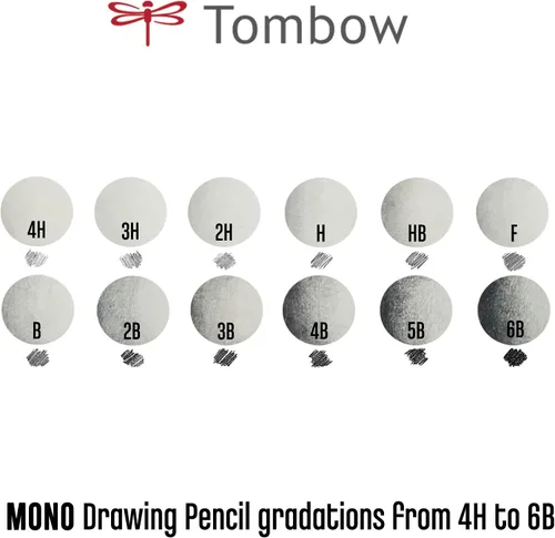 Vista 7 de Tombow Lápiz de dibujo MONO, exhibición, grafito, paquete de 240