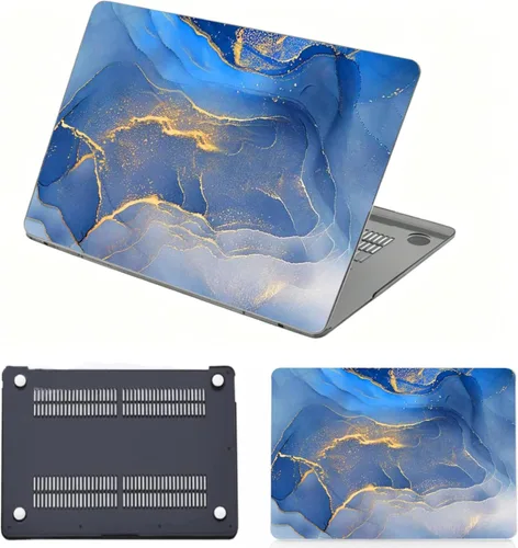 Vista 19 de Funda para laptop compatible con MacBook Air de 15 pulgadas, versión 2026-2023 M5 A3448 M4 A3241 A3114 M3 A2941 M2 Chip con pantalla de retina Mapa