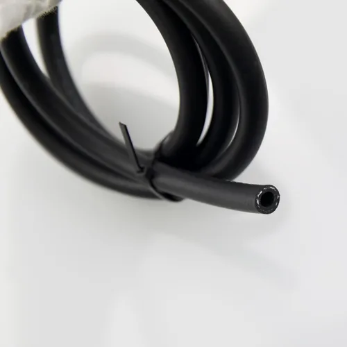 Vista 4 de Negro -4 AN NBR Manguera de combustible con conexión de empuje Compatible con sistema de combustible, E85, E10, aceites, etanol, lubricantes