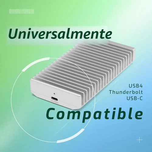 Vista 3 de OWC Express 1M2 1TB USB4 40Gb/s Solución de almacenamiento portátil NVMe