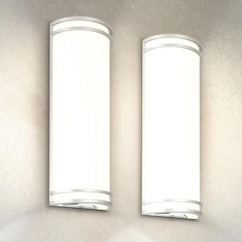 Vista 12 de ASD Luminaria LED de Montaje en Pared de 18 Pulgadas para Exteriores e Interiores - Aplique de Pared Moderno de Bronce Frotado con Aceite - 20W