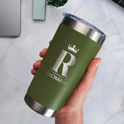 Vista 7 de Vasos de viaje personalizado de 20 y 30 onzas, con aislamiento
