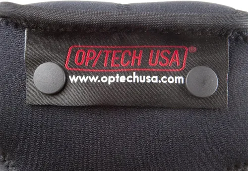 Vista 3 de OP/TECH USA Soft Pouch – Estuche compacto para cámara digital, bolsa ligera para accesorios, elegante funda de neopreno para DSLR, perfecta