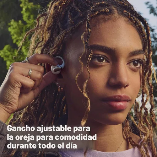 Vista 8 de JBL Sense Pro - Auriculares de oído abierto, sonido espacial, ajuste con gancho para la oreja, color negro