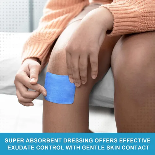 Vista 6 de MedVance Apósito súper absorbente, almohadillas no adhesivas para el cuidado de heridas, úlceras por presión y quemaduras de 1º/2º grado, absorción