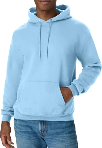 Vista 30 de Hanes - Sudadera con capucha EcoSmart para hombre Rosa pálido