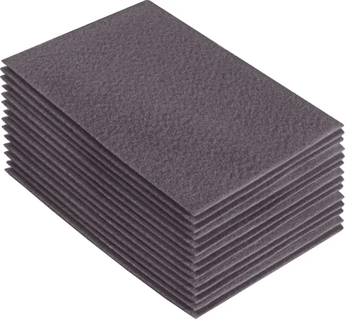 Vista 161 de FabricLA Hojas de fieltro acrílico para manualidades, cuadrados de fieltro precortados suaves de 4 x 4 pulgadas (3.9 in x 3.9 in), utiliza hojas