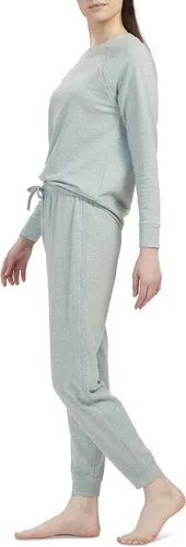 Vista 2 de Karen Neuburger Conjunto de sudadera de manga larga para mujer con pantalón deportivo