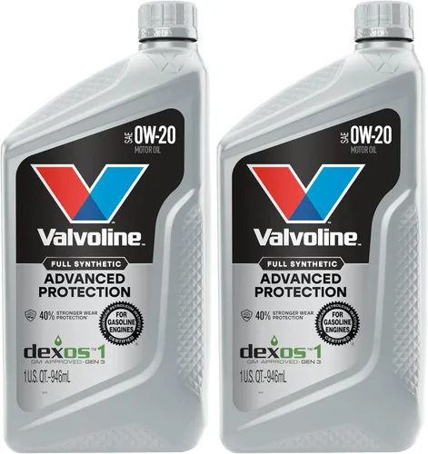 Vista 190 de Valvoline SynPower Full aceite sintético para motor, 1 Cuarto de galón, Ambar
