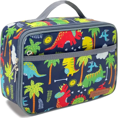 Vista 11 de Kulle - Lonchera de astronauta para niños, bolsa de almuerzo con tema espacial aislada, lonchera térmica reutilizable para niños, para la escuela