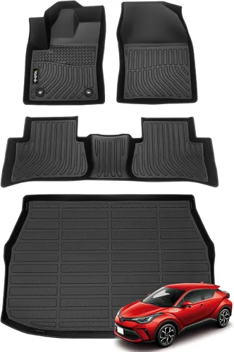 Vista 162 de Tapetes de piso para todo clima y forro de carga con respaldo para Chevrolet Suburban de 7 asientos 2021-2025 / GMC Yukon XL de 7 asientos