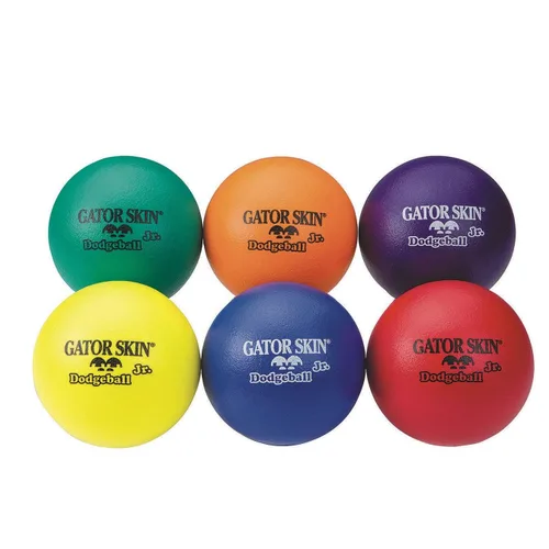 Vista 2 de Pelotas de espuma con revestimiento de poliuretano de 5 pulgadas de S&S Worldwide Gator Skin Junior. Pelotas suaves para niños sin picaduras