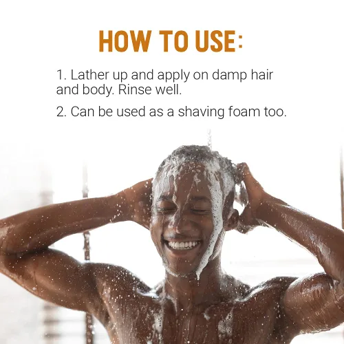 Vista 7 de Woody's Barra hidratante 3 en 1 para hombres, para cabello, afeitado y cuerpo, jabón en barra de masaje multiusos, masaje suave, añade humedad