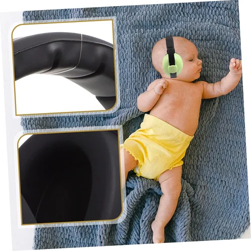 Vista 5 de Protección auditiva Auriculares con cancelación de ruido Protector de cancelación de ruido Dispositivo de respiro de boca Verde