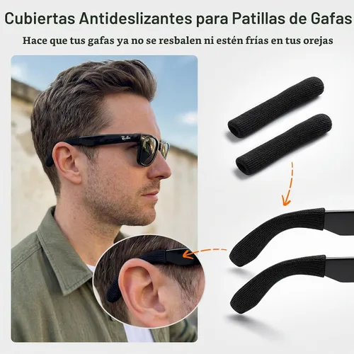 Vista 5 de CoBak Funda de transporte para gafas inteligentes Ray-Ban Meta y Oakley, con kit de accesorios 4 en 1, funda, mosquetón, correa y cojín