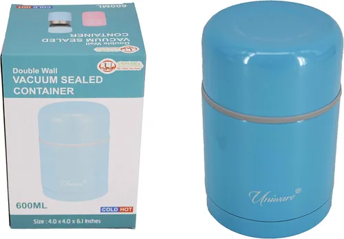 Vista 2 de 2466BL Uniware - Recipiente sellado al vacío de doble pared (20.3 fl oz) (azul)