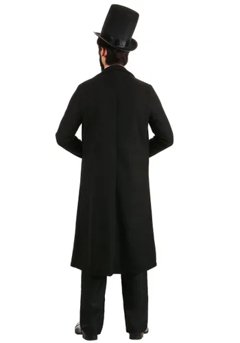 Vista 2 de Disfraz de Presidente Abe Lincoln para Hombre Multicolor