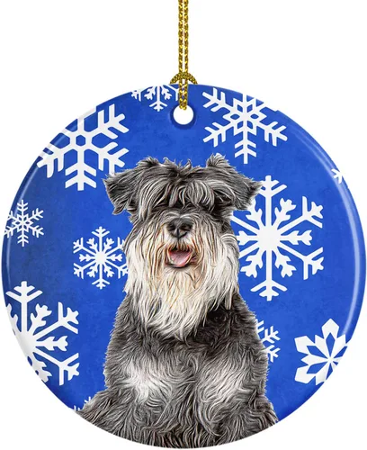 Vista 257 de Caroline's Treasures Cavalier Spaniel - Adorno de cerámica para colgar en el árbol de Navidad, para el hogar, Navidad, fiestas, regalo, 3 pulgadas