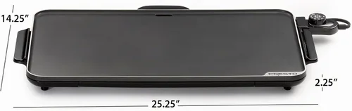 Vista 5 de Presto 22" eléctrico Slimline Griddle, 22", Negro