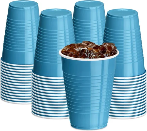 Vista 18 de DecorRack - Vasos desechables y reutilizables de 12 onzas para fiestas de cumpleaños, despedidas de soltera, campamentos, eventos en interiores y al