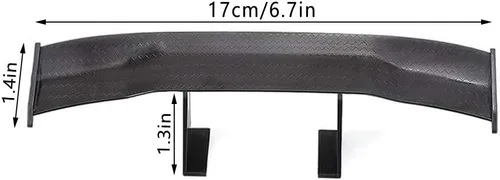 Vista 7 de Alerón COGEEK mini, universal, decorativo, para todos los autos