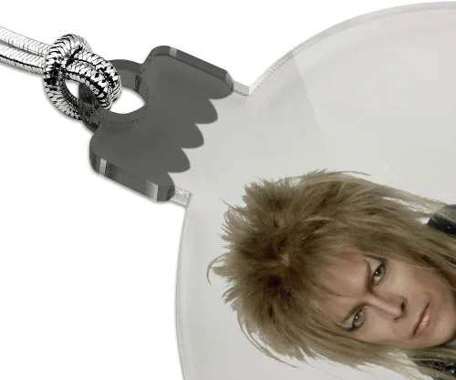 Vista 2 de GRAPHICS & MORE David Bowie As Jareth from The Labyrinth - Adorno acrílico para árbol de Navidad