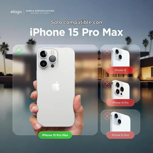 Vista 2 de elago Funda compatible con iPhone 15 Pro Max, de silicona líquida, funda protectora de cuerpo completo, a prueba de golpes, funda delgada para Verde