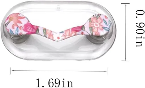 Vista 7 de Paquete de 5 soportes magnéticos para gafas, soporte para gafas, soporte para lentes de sol, placa de identificación para hombres y mujeres