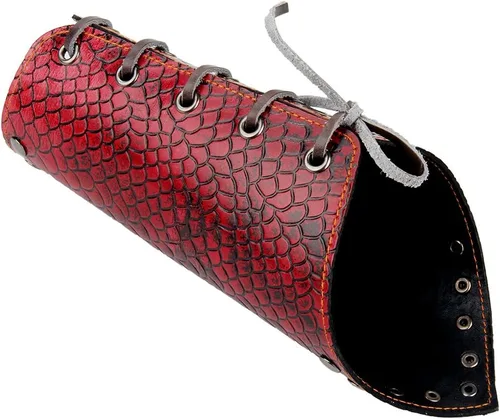 Vista 5 de COOLLA Knight - Pulsera de cuero genuino con brazalete ancho