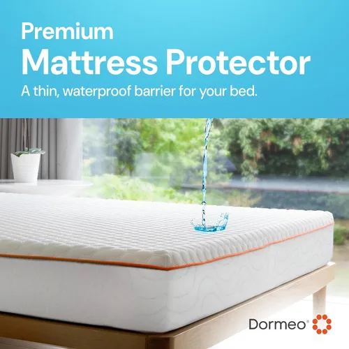 Vista 2 de Dormeo Premium Twin - Protector de colchón impermeable - Enfriamiento Stain & Spill Protection With Moisture-Wicking, Breathable Fabric, Quiet