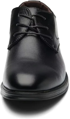 Vista 5 de Zapatos de vestir Oxford modernos formales para hombre, para negocios, boda, trabajo, con cordones, Derby