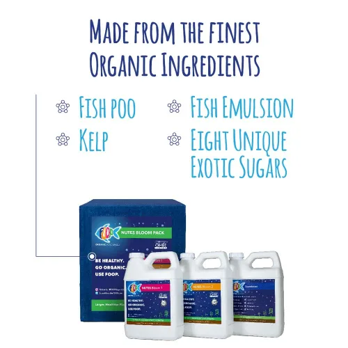 Vista 6 de FOOP Nutes Bloom Starter Pack: Obtén cogollos compactos, terpenos increíbles y una explosión de tricomas Infundido con Cal/Mag y sílice