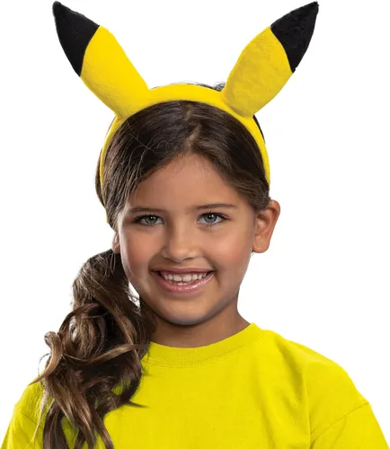 Vista 2 de Disguise Pokemon Pikachu Ears, accesorio oficial de Pokemon para disfraz de la cabeza, Unisize (8+)