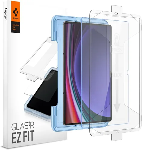 Vista 8 de Spigen Protector de pantalla de vidrio templado [GlasTR EZ FIT] diseñado para Galaxy Tab S9 Plus/Galaxy Tab S10 Plus