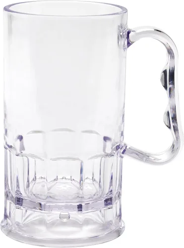 Vista 3 de G.E.T. 00082-1-SAN-CL - Taza de plástico resistente a los golpes, 10 onzas, libre de BPA (juego de 12)